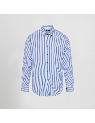 CAMISA HOMBRE RAYAS BICOLOR SLIM FIT ALESSANDRO