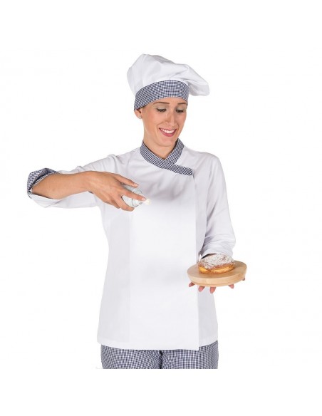 CHAQUETA COCINA MUJER COMBI