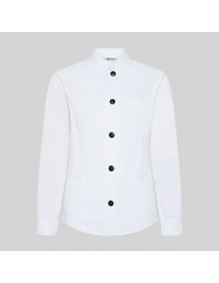 BLUSA MUJER CUELLO MAO M/LARGA