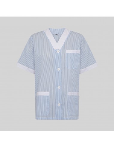 BLUSA SANITARIO UNISEX PICO ABIERTO VICHY...