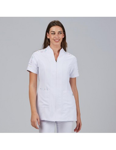 BLUSA MUJER CUELLO CHIMENEA MANGA CORTA DUNIA