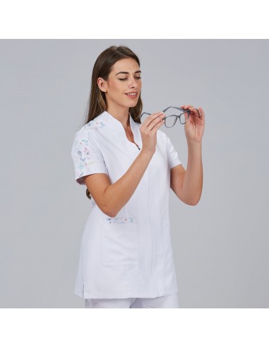 BLUSA MUJER CUELLO CHIMENEA MANGA CORTA DUNIA