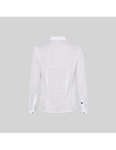 CAMISA MUJER FALSO LINO FLORA