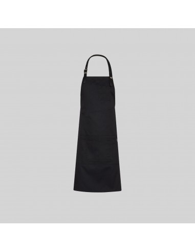 DELANTAL CON PETO CINTA DE CUERO 72X80 CM