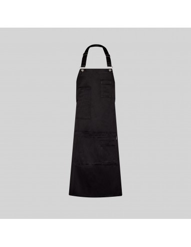 DELANTAL CON PETO SATINADO 80X68 CM