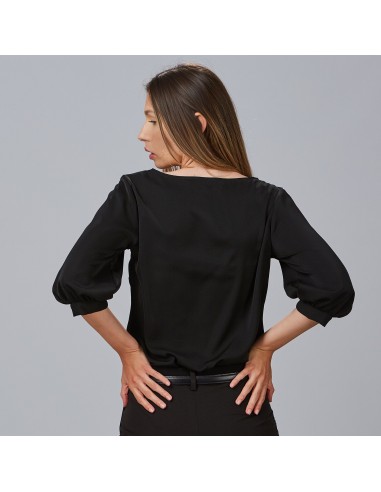 BLUSA MUJER MANGA RIZADA ROSANNA