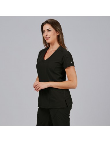 BLUSA MUJER CUELLO CANALE M/C NANCY