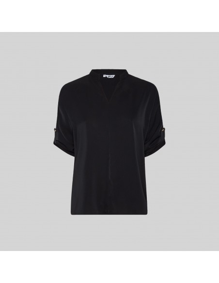 BLUSA MUJER MANGA ROLL UP MICAELA