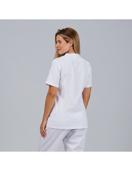 BATA MUJER OPORTO CORCHETES BLANCA
