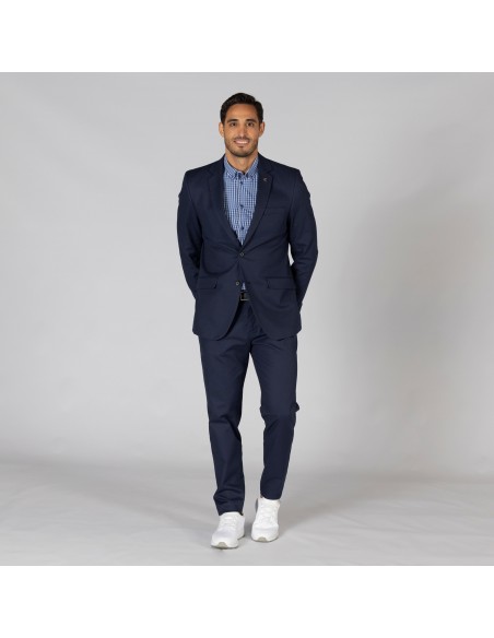 AMERICANA HOMBRE 2 BOTONES SLIM FIT MEETING