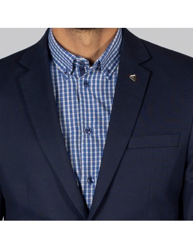 AMERICANA HOMBRE 2 BOTONES SLIM FIT MEETING