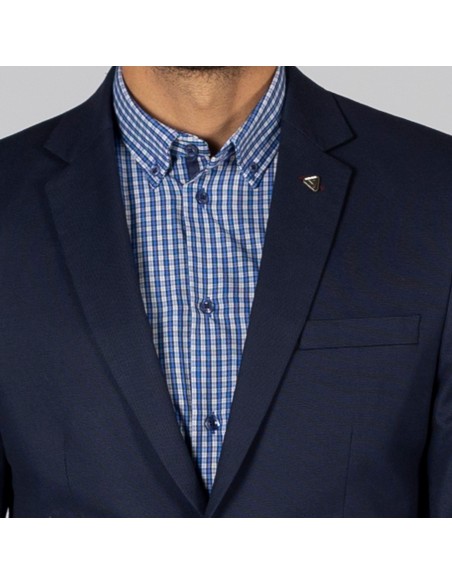 AMERICANA HOMBRE 2 BOTONES SLIM FIT MEETING