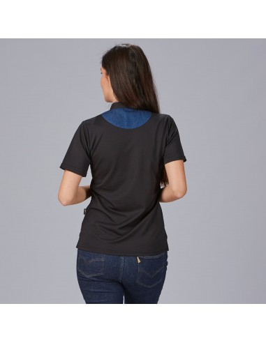 POLO MUJER CUELLO MAO TEJANO