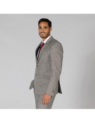 AMERICANA HOMBRE 2 BOTONES SLIM FIT CHEVIOT