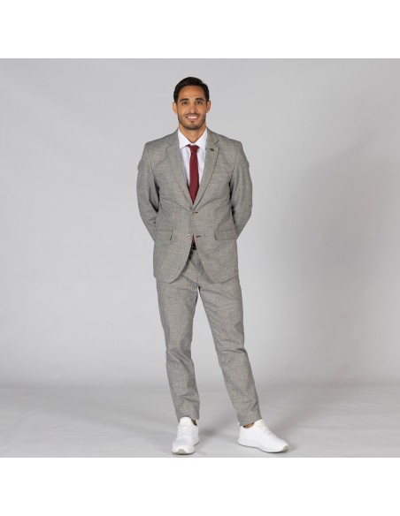 AMERICANA HOMBRE 2 BOTONES SLIM FIT CHEVIOT