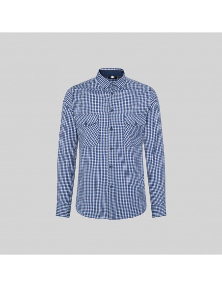 CAMISA HOMBRE SLIM FIT CUADROS FAUSTO