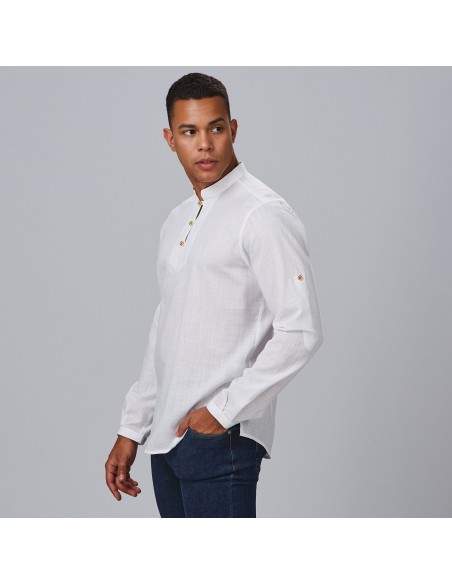 CAMISA HOMBRE DANTE SLIM FIT FALSO LINO