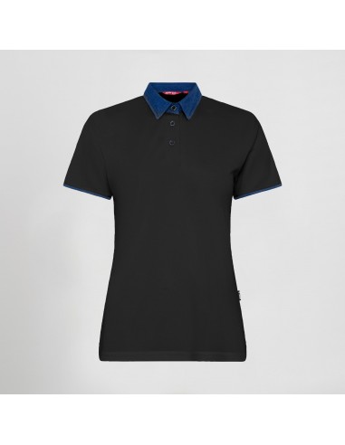 POLO MUJER CUELLO CAMISERO TEJANO
