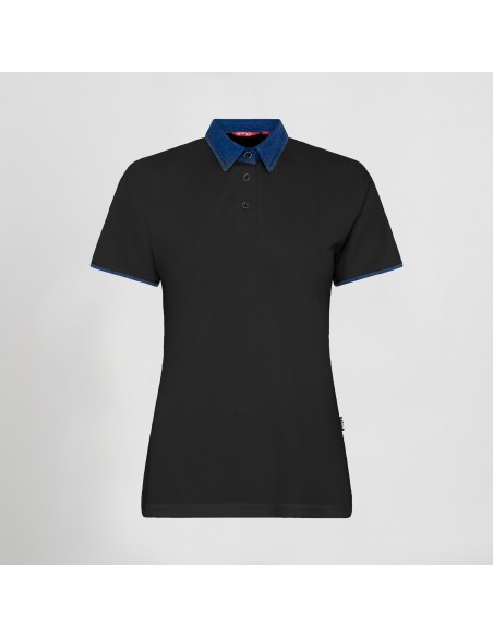 POLO MUJER CUELLO CAMISERO TEJANO