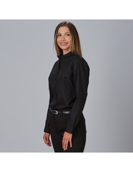 CAMISA MUJER M/L C/MAO ELASTAN