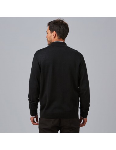 CARDIGAN HOMBRE PUNTO FINO CON CREMALLERA