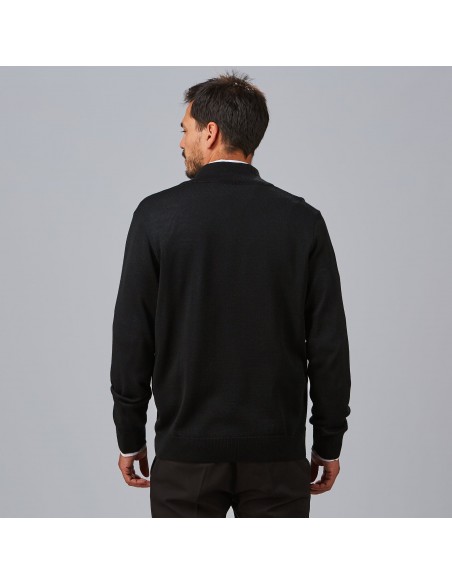 CARDIGAN HOMBRE PUNTO FINO CON CREMALLERA