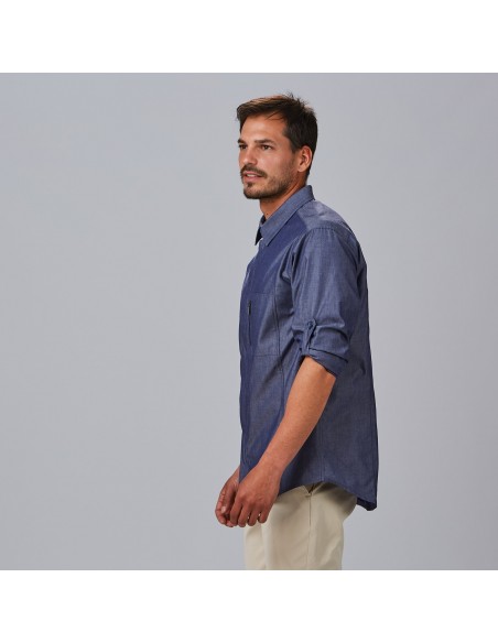 CAMISA HOMBRE CREMALLERAS SLIM FIT FABIO