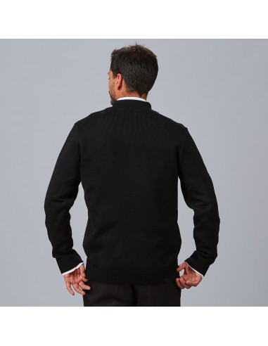 CARDIGAN HOMBRE PUNTO GRUESO CON CREMALLERA