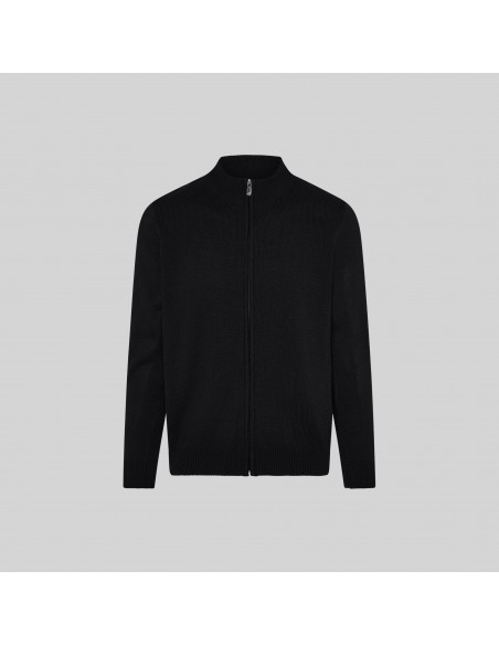 CARDIGAN HOMBRE PUNTO GRUESO CON CREMALLERA