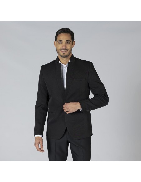 AMERICANA HOMBRE 1 BOTON SOLAPA INVERTIDA SLIM FIT TRIVIAL