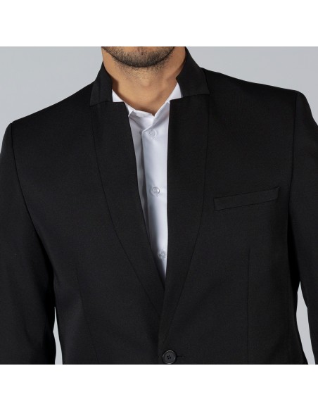 AMERICANA HOMBRE 1 BOTON SOLAPA INVERTIDA SLIM FIT TRIVIAL