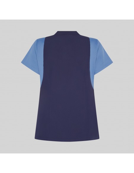 BLUSA MUJER BOTON OCULTO M/C CARMINA