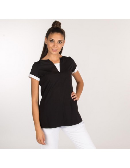 BLUSA MUJER HAITI NEGRA