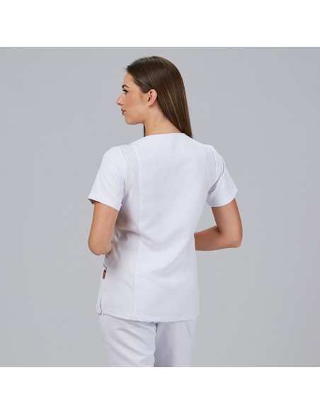 BLUSA MUJER BOTON PRESION M/C AINA