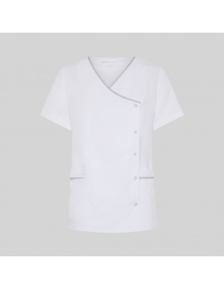 BLUSA MUJER BOTON PRESION M/C AINA