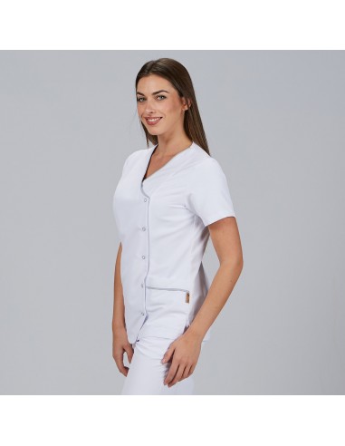 BLUSA MUJER BOTON PRESION M/C AINA