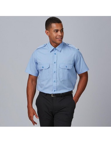 CAMISA UNISEX CHARRETERAS M/C ELASTAN