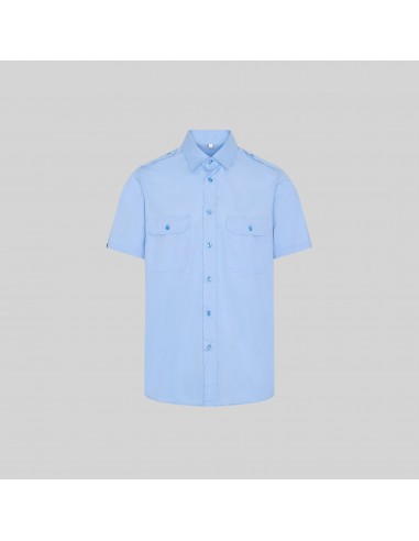 CAMISA UNISEX CHARRETERAS M/C ELASTAN