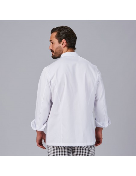 CHAQUETA COCINA UNISEX NAPOLES ANTIMANCHAS (TEFLON) M/L