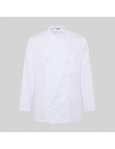CHAQUETA COCINA UNISEX NAPOLES ANTIMANCHAS (TEFLON) M/L