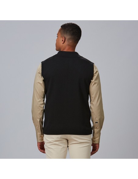CHALECO CUELLO SOLAPA ABOTONADO HOMBRE