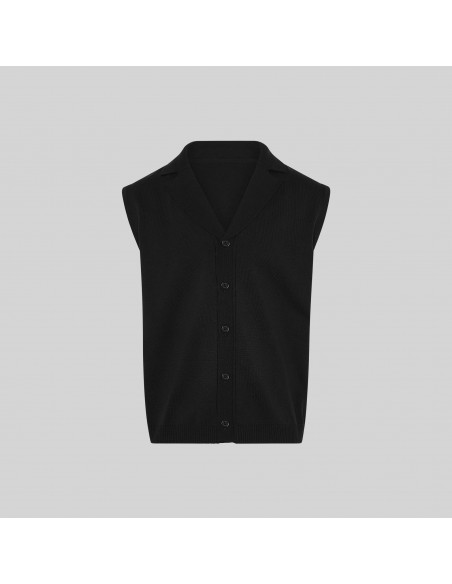 CHALECO CUELLO SOLAPA ABOTONADO HOMBRE