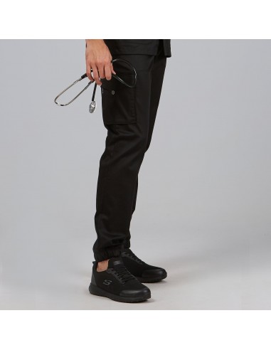 PANTALON UNISEX CREMALLERA SATEN ALGODON