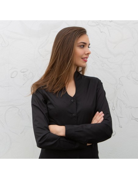 CAMISA MUJER CUELLO CHIMENEA LILIANA