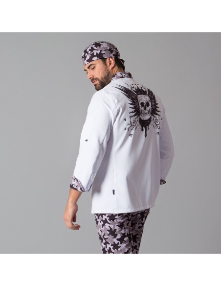 CHAQUETA COCINA UNISEX MILITAR