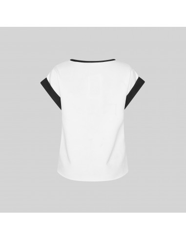 BLUSA MUJER MANGA CORTA VUELTA