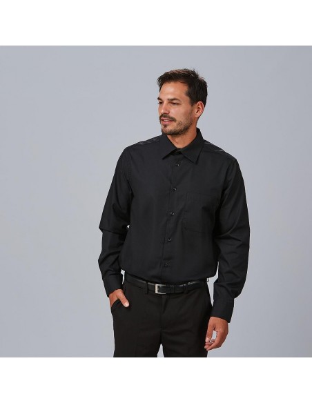 CAMISA HOMBRE M/L POPELIN