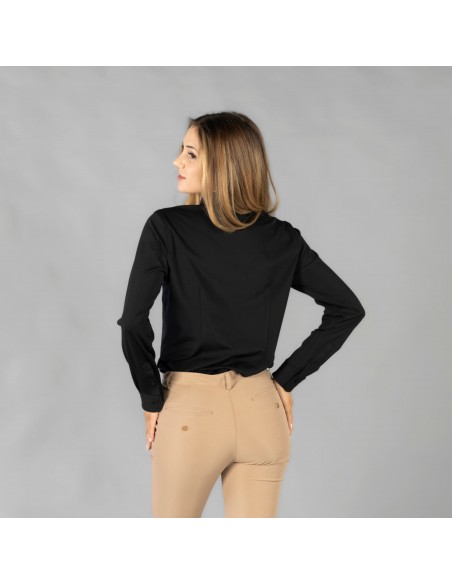 CAMISA MUJER INTERLOCK CUELLO CAMISERO CERDEÑA