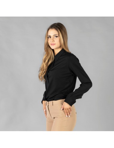 CAMISA MUJER INTERLOCK CUELLO CAMISERO CERDEÑA