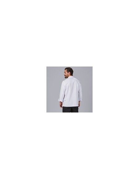 CHAQUETA COCINA UNISEX MANGA LARGA SARGA BLANCA